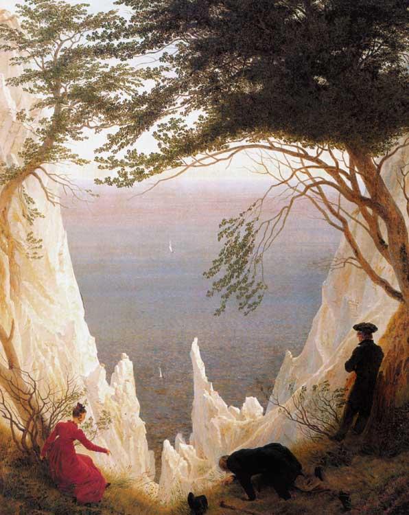 Caspar David Friedrich Chalk Cliffs on Rugen (mk09) china oil painting image